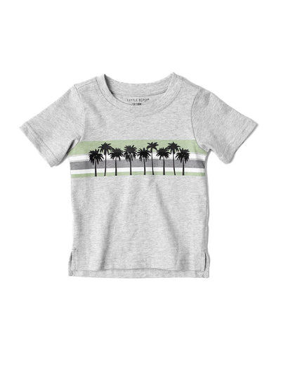 Baby Palm Striped Tee - T-shirt