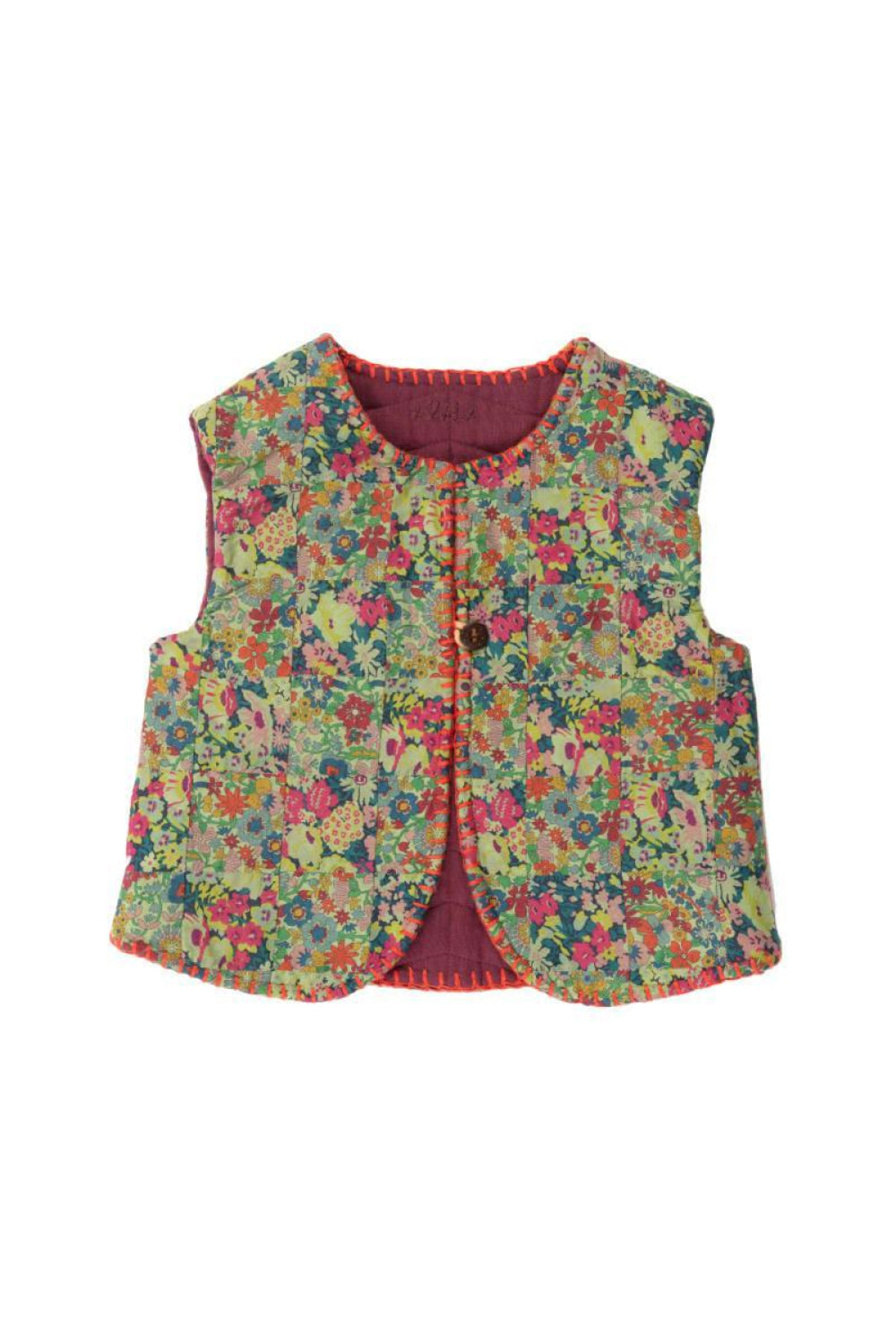 Baby Patchwork Liberty Vest - 6-12 months - Vest