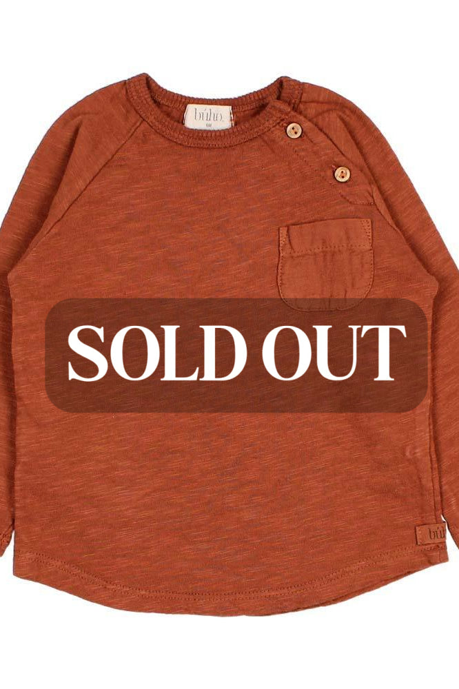 Baby Pocket T-Shirt - Rust - FINAL SALE - T-shirt