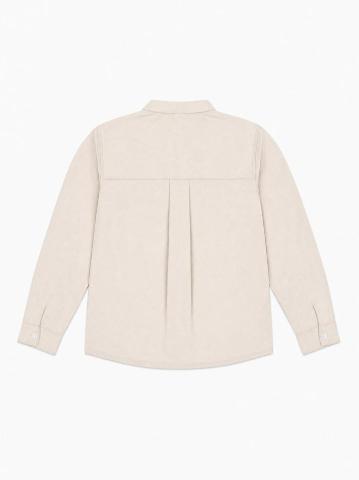 Baby Shirt - Offwhite - 12-18 MO - Button Down Shirt