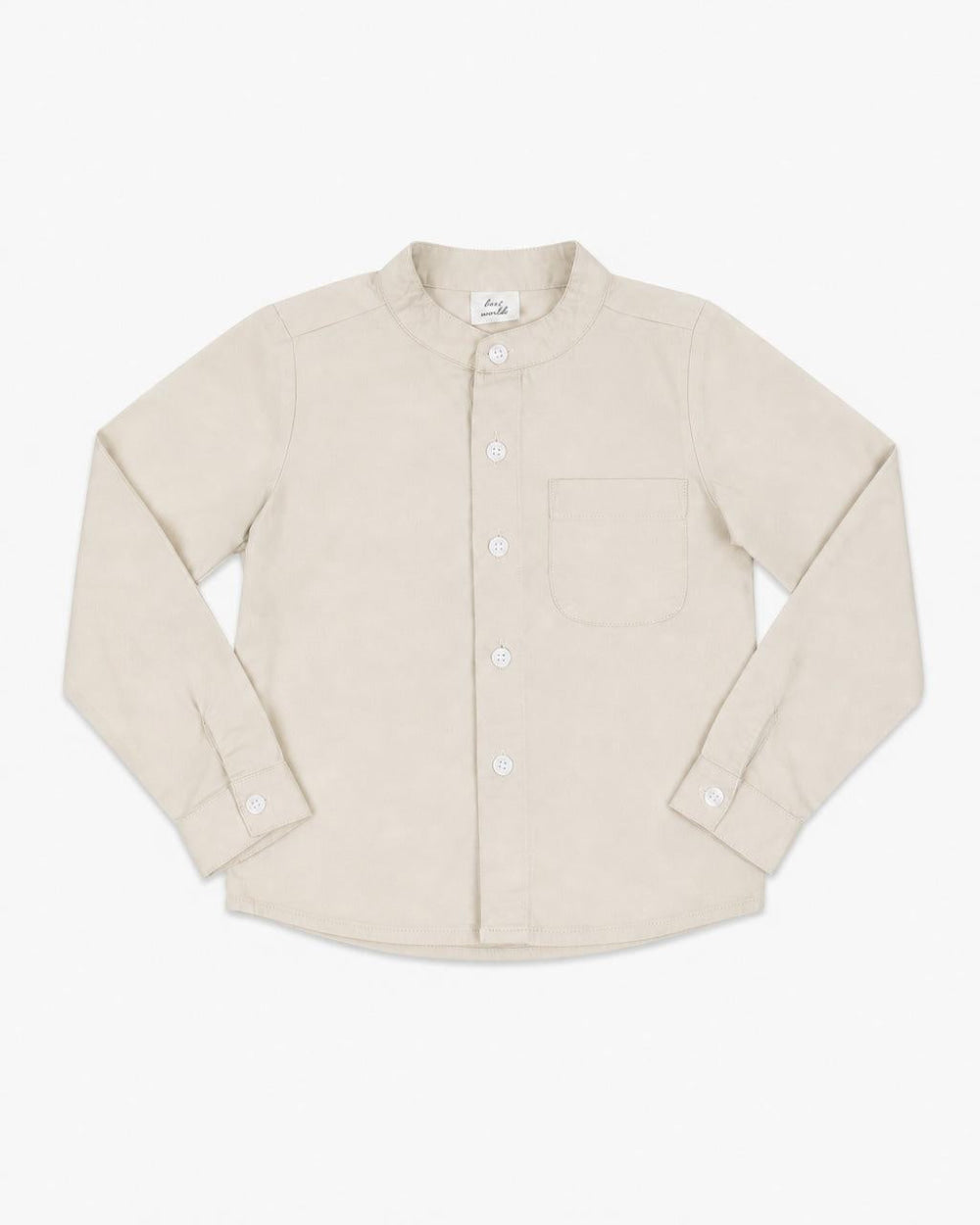Baby Shirt - Offwhite - 12-18 MO - Button Down Shirt