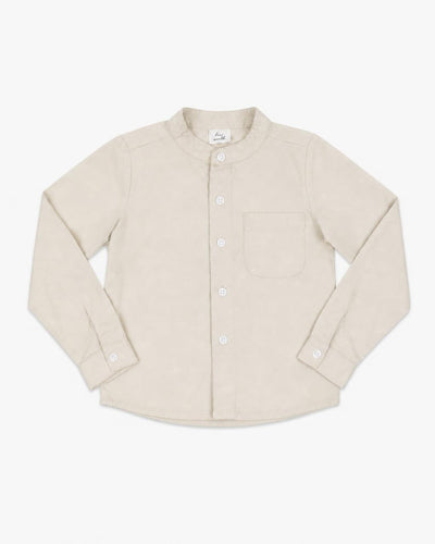 Baby Shirt - Offwhite - 12-18 MO - Button Down Shirt