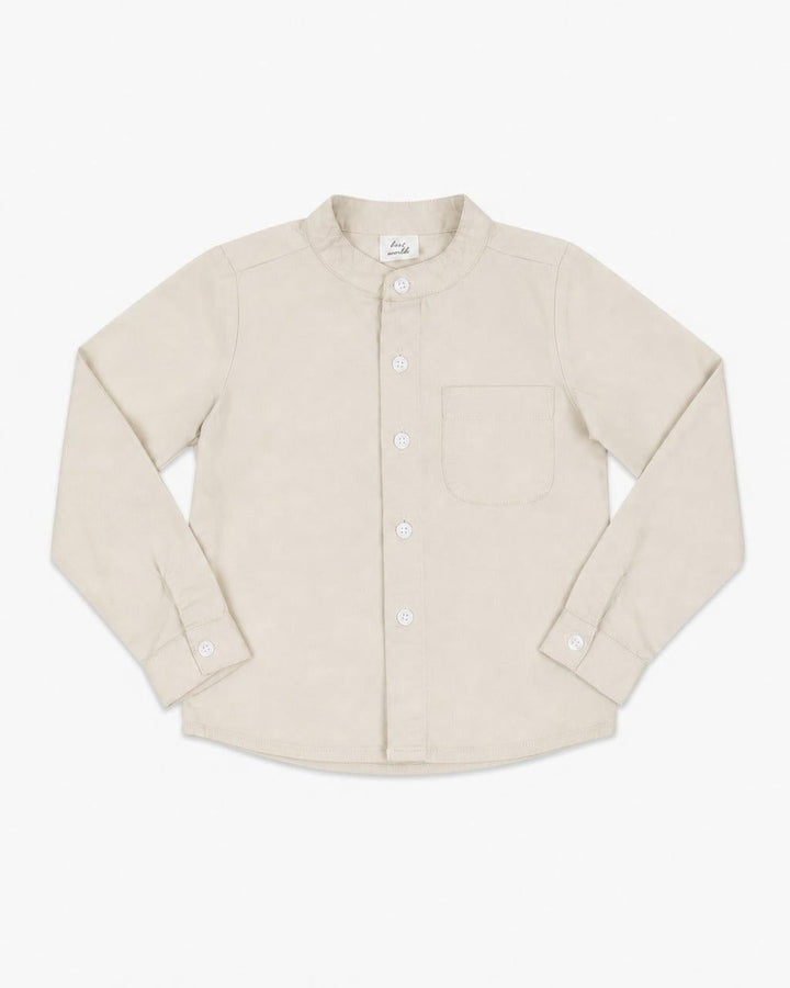 Baby Shirt - Offwhite - 12-18 MO - Button Down Shirt