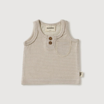 Baby Tank Top - Stone Stripe - Tank Top