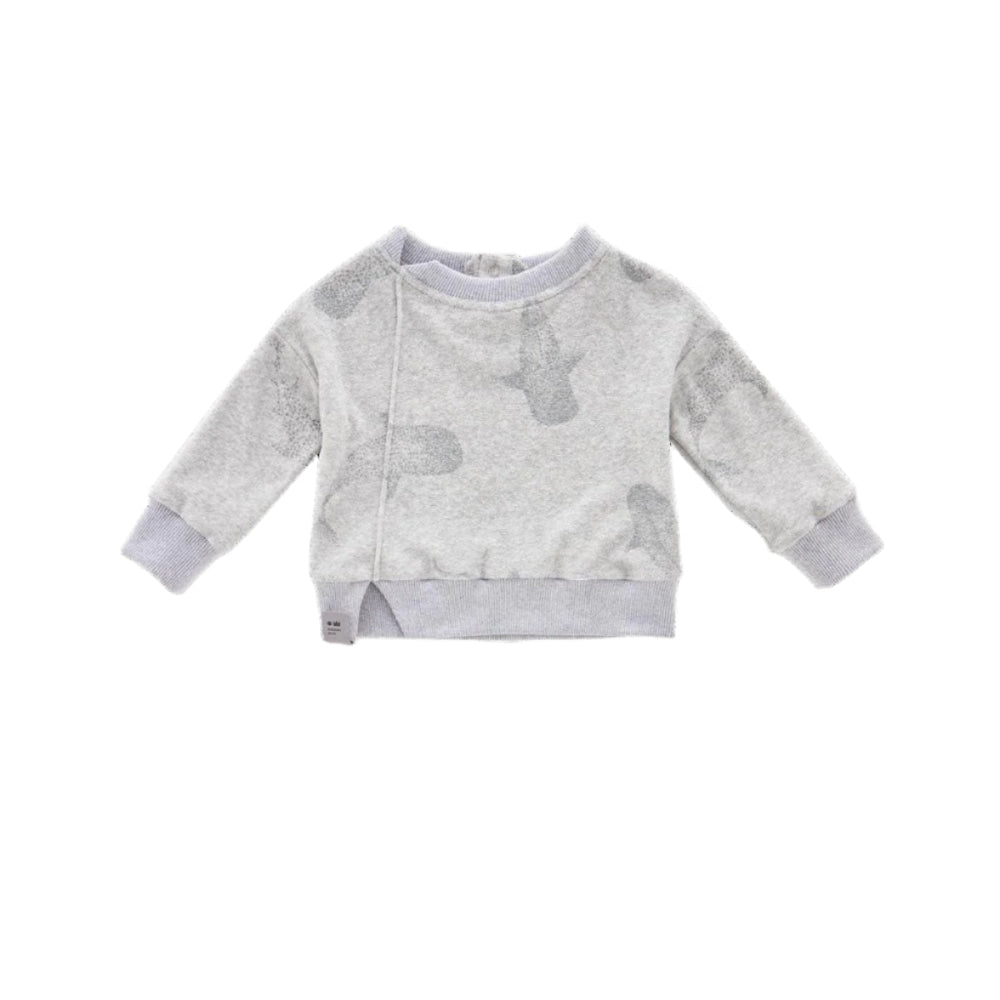 Baby Terry Sweatshirt - Heather Grey - Sweatshirt