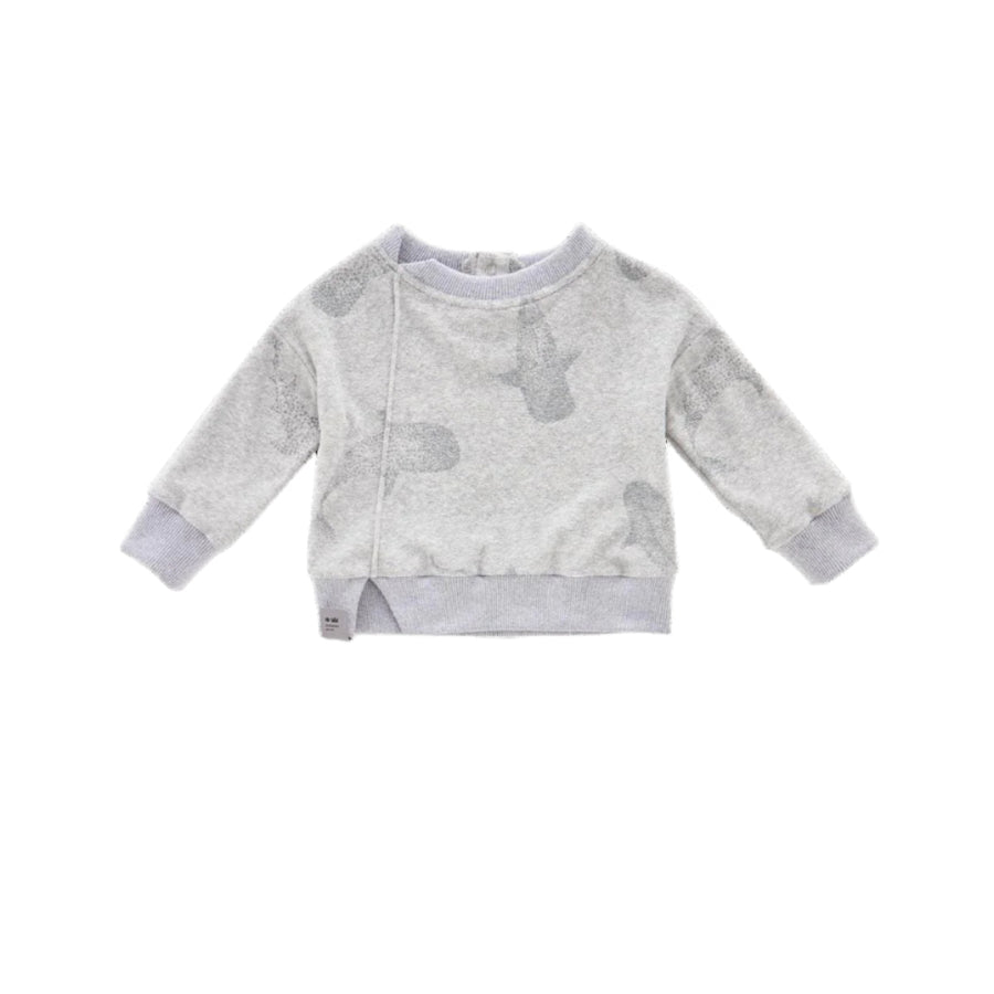 Baby Terry Sweatshirt - Heather Grey - Sweatshirt