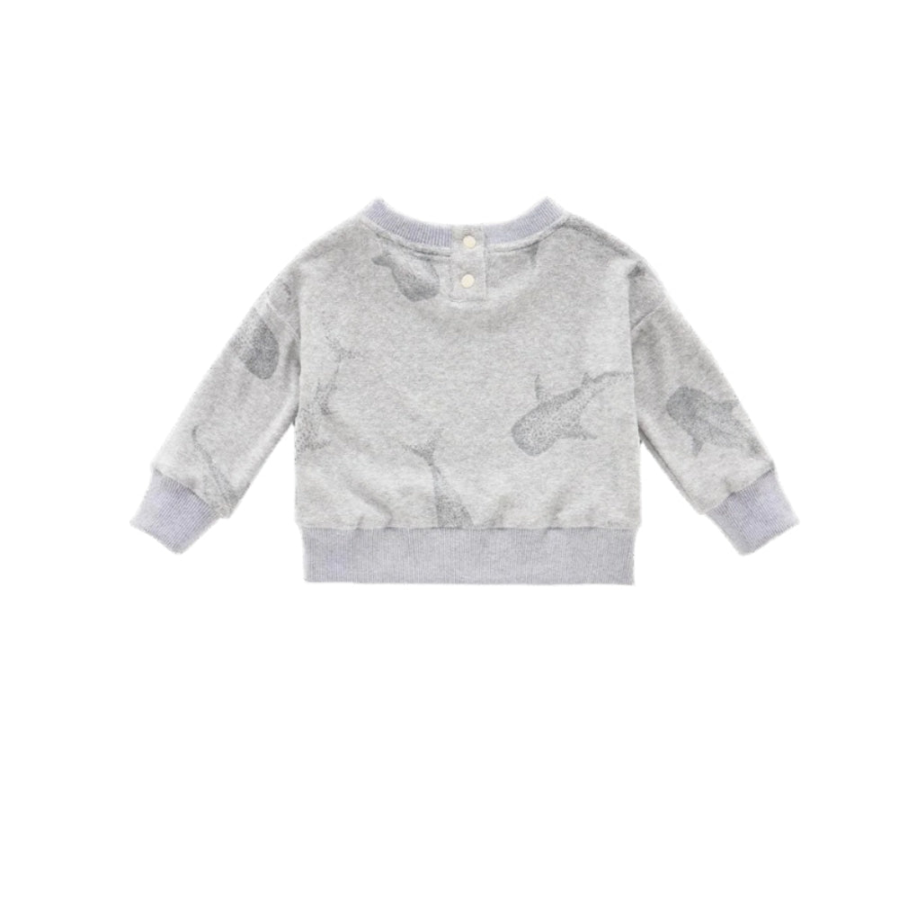 Baby Terry Sweatshirt - Heather Grey - Sweatshirt