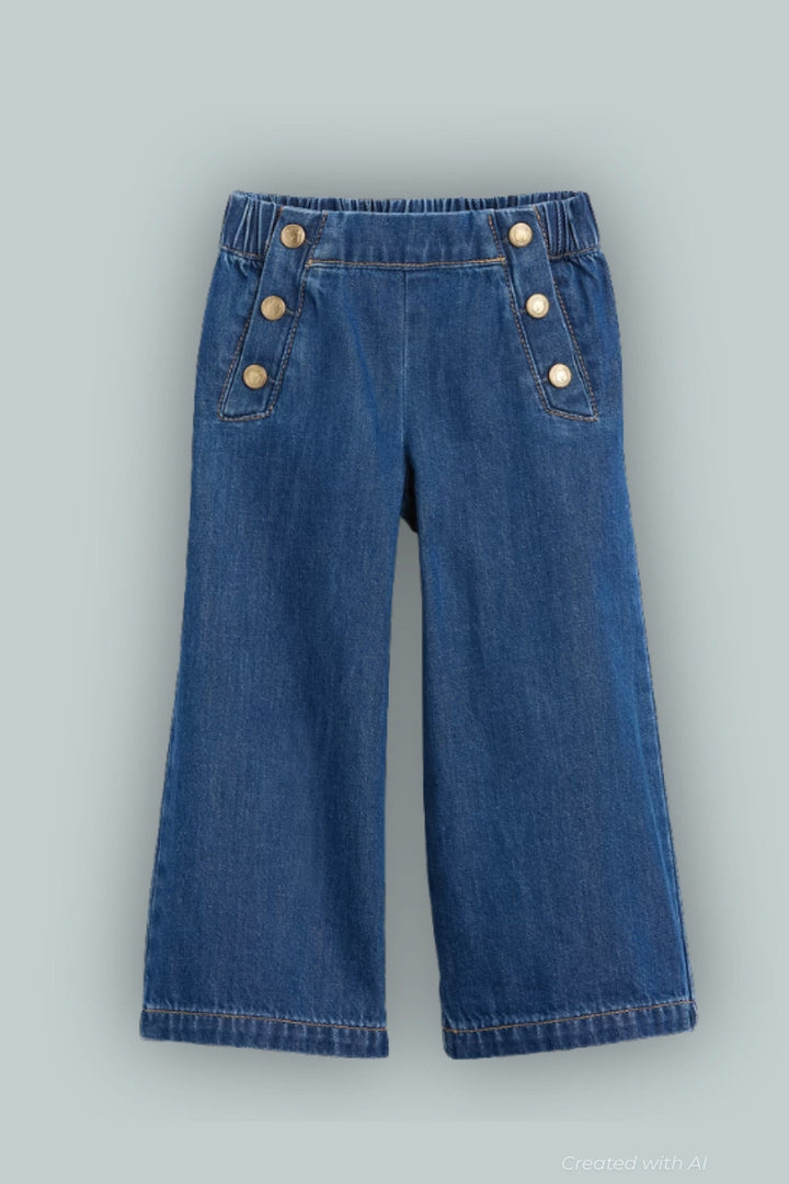 Baby & Toddler Sailor Pull-On Baggy Jeans - Medium Wash - 5 YRS - Jeans