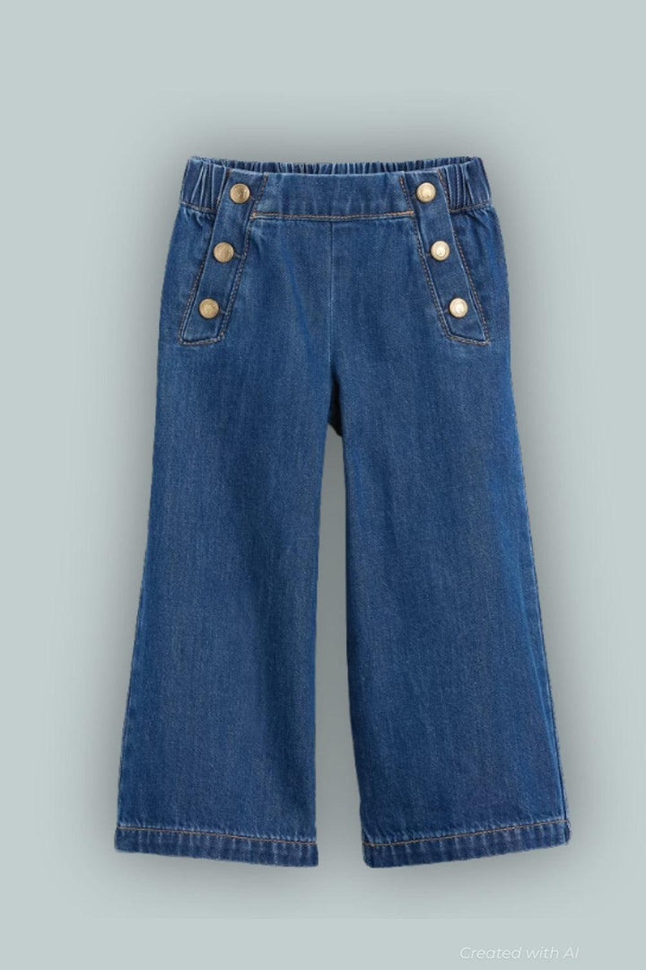 Baby & Toddler Sailor Pull-On Baggy Jeans - Medium Wash - 5 YRS - Jeans