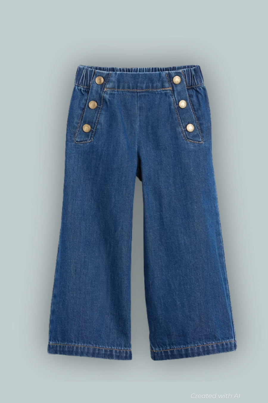 Baby & Toddler Sailor Pull-On Baggy Jeans - Medium Wash - 5 YRS - Jeans