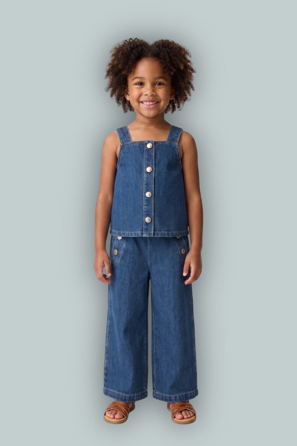 Baby & Toddler Sailor Pull-On Baggy Jeans - Medium Wash - 5 YRS - Jeans