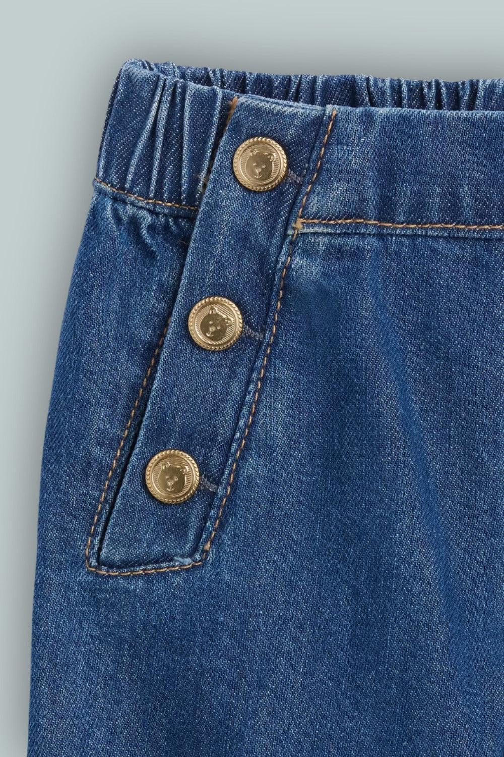 Baby & Toddler Sailor Pull-On Baggy Jeans - Medium Wash - 5 YRS - Jeans