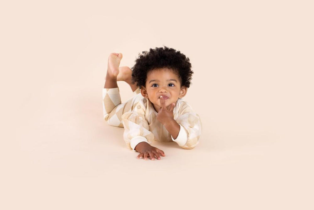 Baby Tulle & Terry Sweatshirt - Beige - Sweatshirt