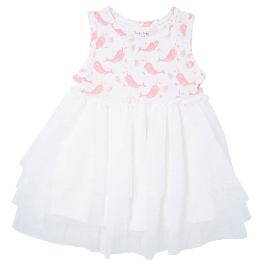 Baby Tutu Dress - Narwhal Pink - Dresses