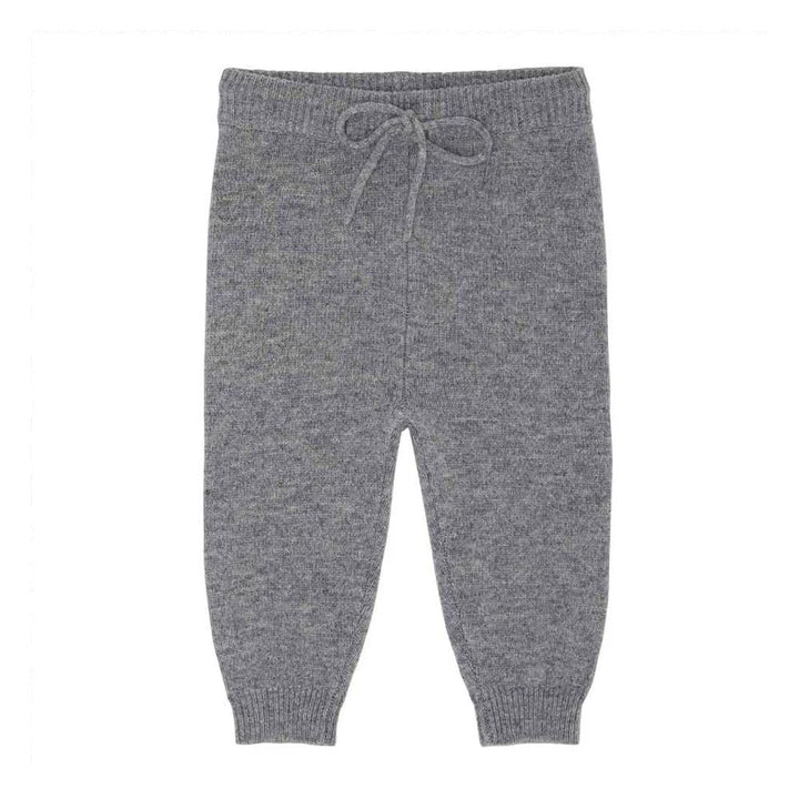 Baby Lambswool Pants - Grey Melange Pants FUB 