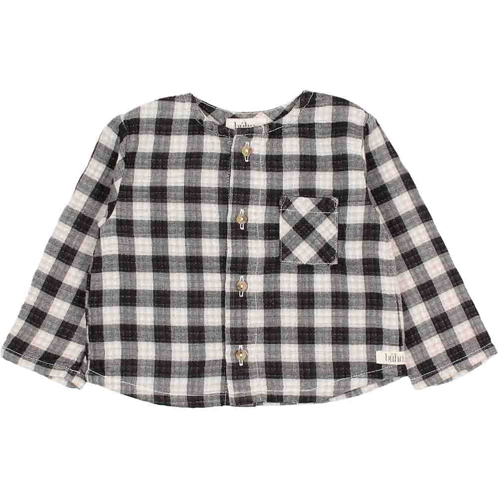 Baby Vichy Shirt - Ecru