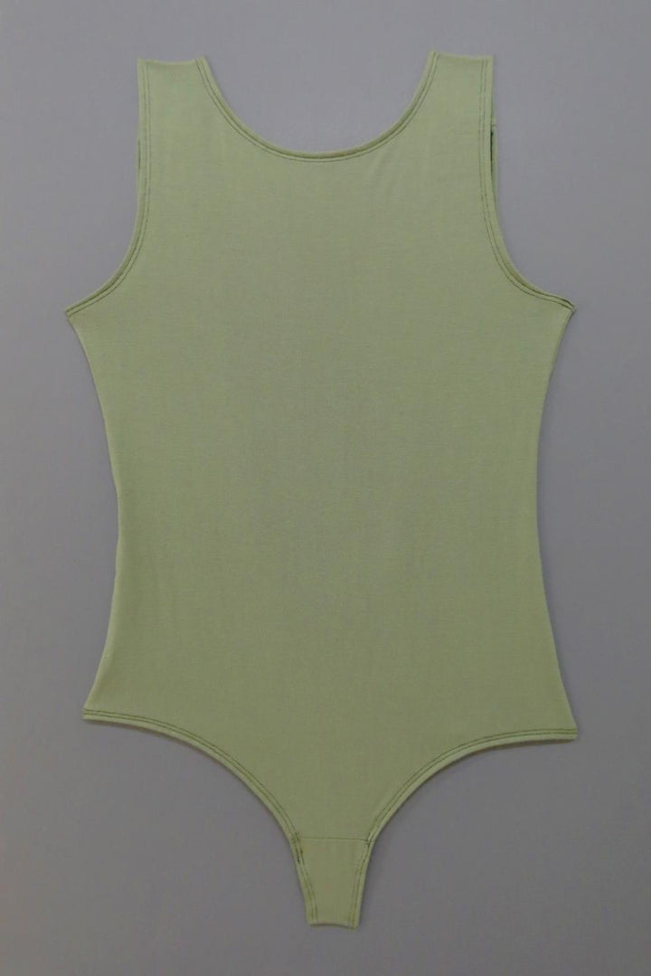 Backless Thong Bodysuit - Sage - FINAL SALE - Bodysuit