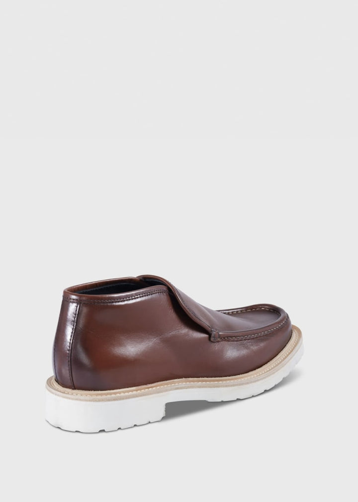 Barcelona Leather Boot - Brown - Boots