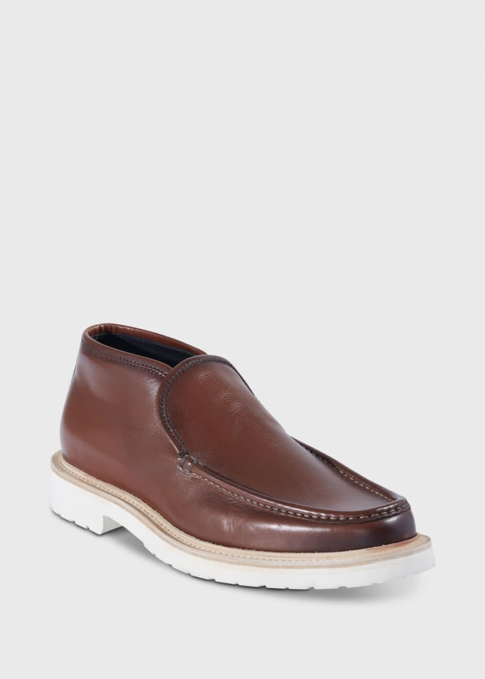Barcelona Leather Boot - Brown - Boots