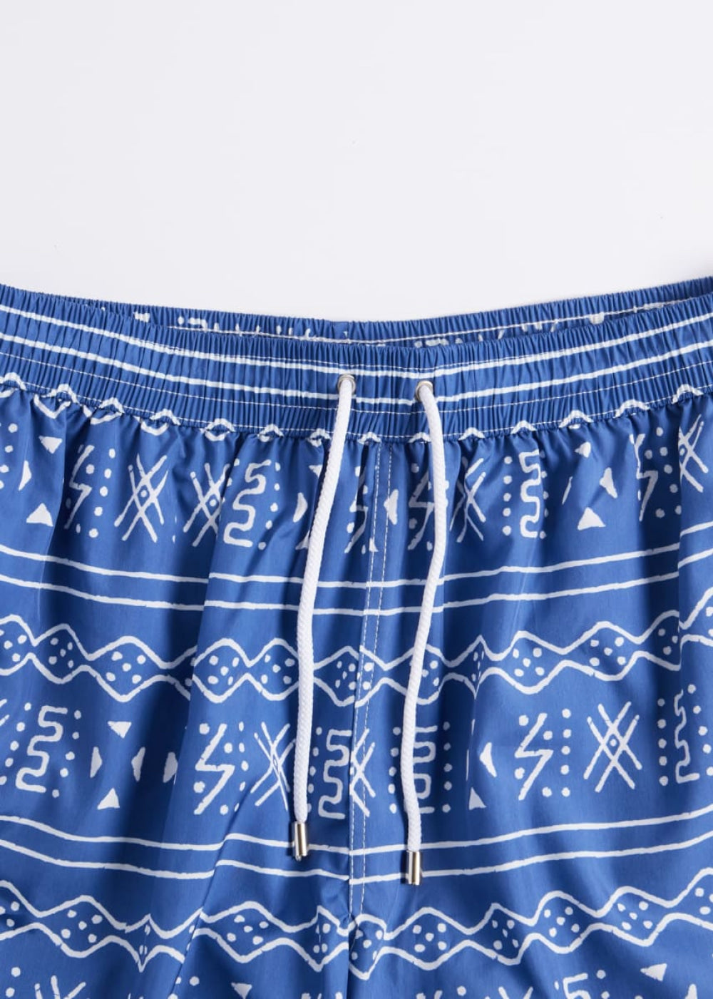 Batik Print Swim Trunk - Dark Blue - S (38) - Swim Trunk