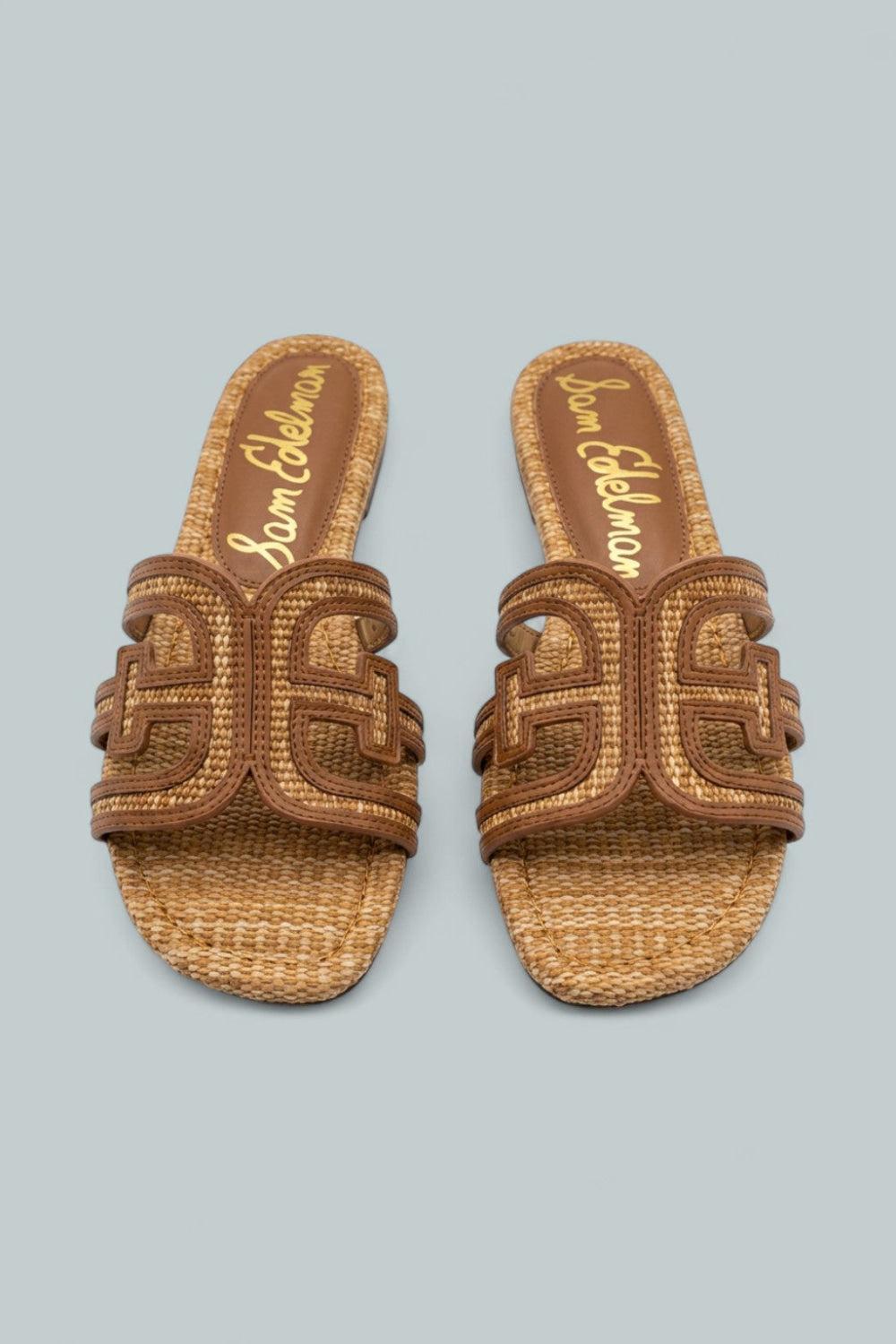 Bay Multi Slide Flat Sandals - Tawny Tan/Rich Cognac - 8 - Sandals