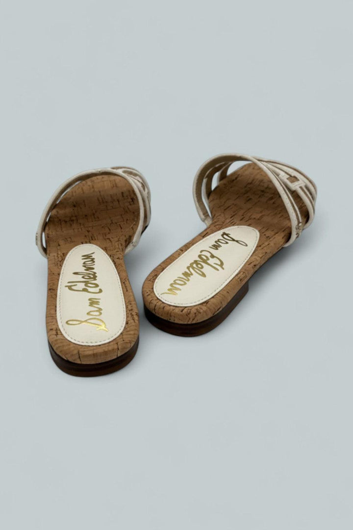 Bay Multi Slide Sandals - Natural Cork Multi - 6 - Sandals