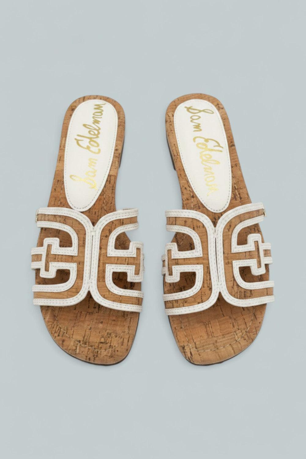 Bay Multi Slide Sandals - Natural Cork Multi - 6 - Sandals