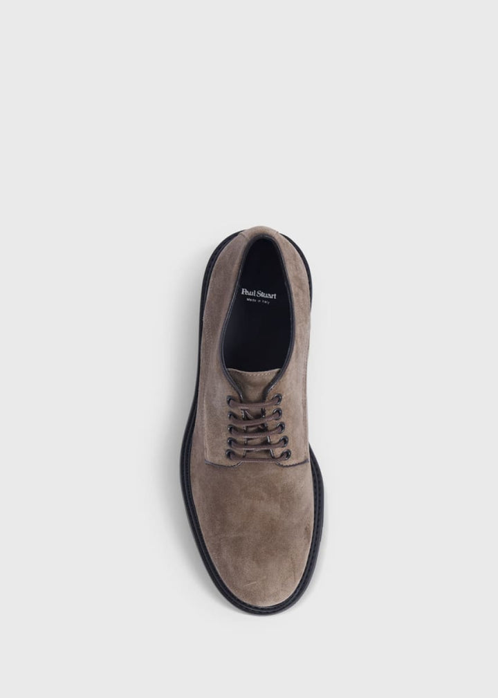 Baylor Suede Lace Up Derby - Taupe - Derby