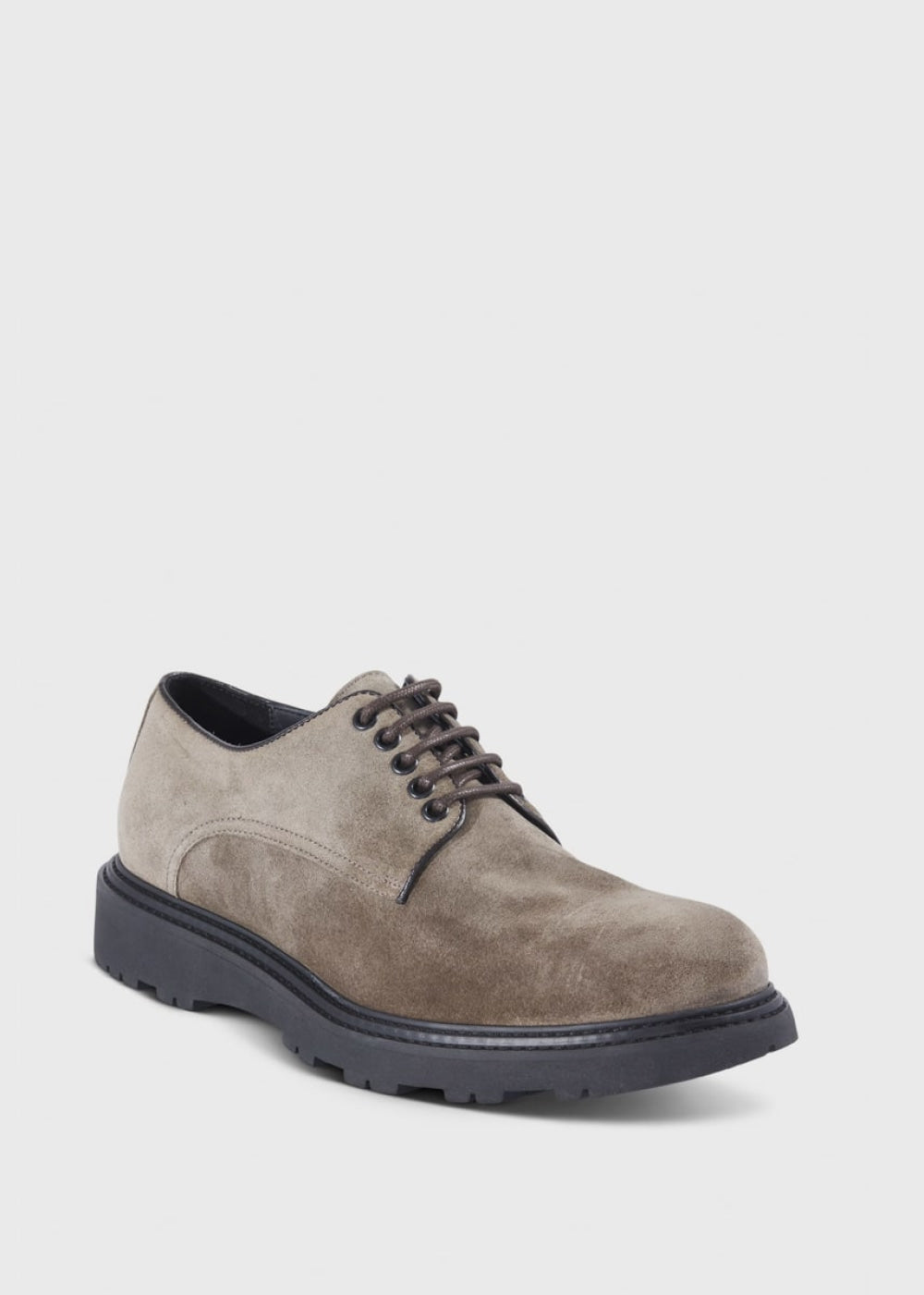 Baylor Suede Lace Up Derby - Taupe - Derby