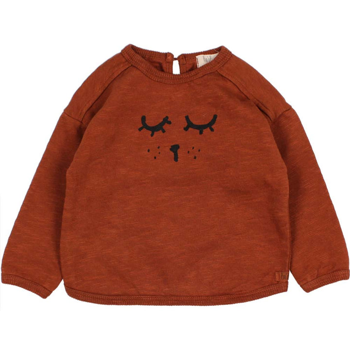 Baby Fleece Sweatshirt - Rust