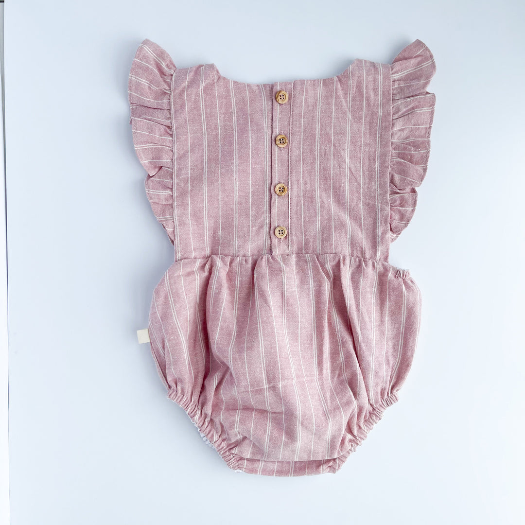 Ruffle Sunsuit - Old Rose