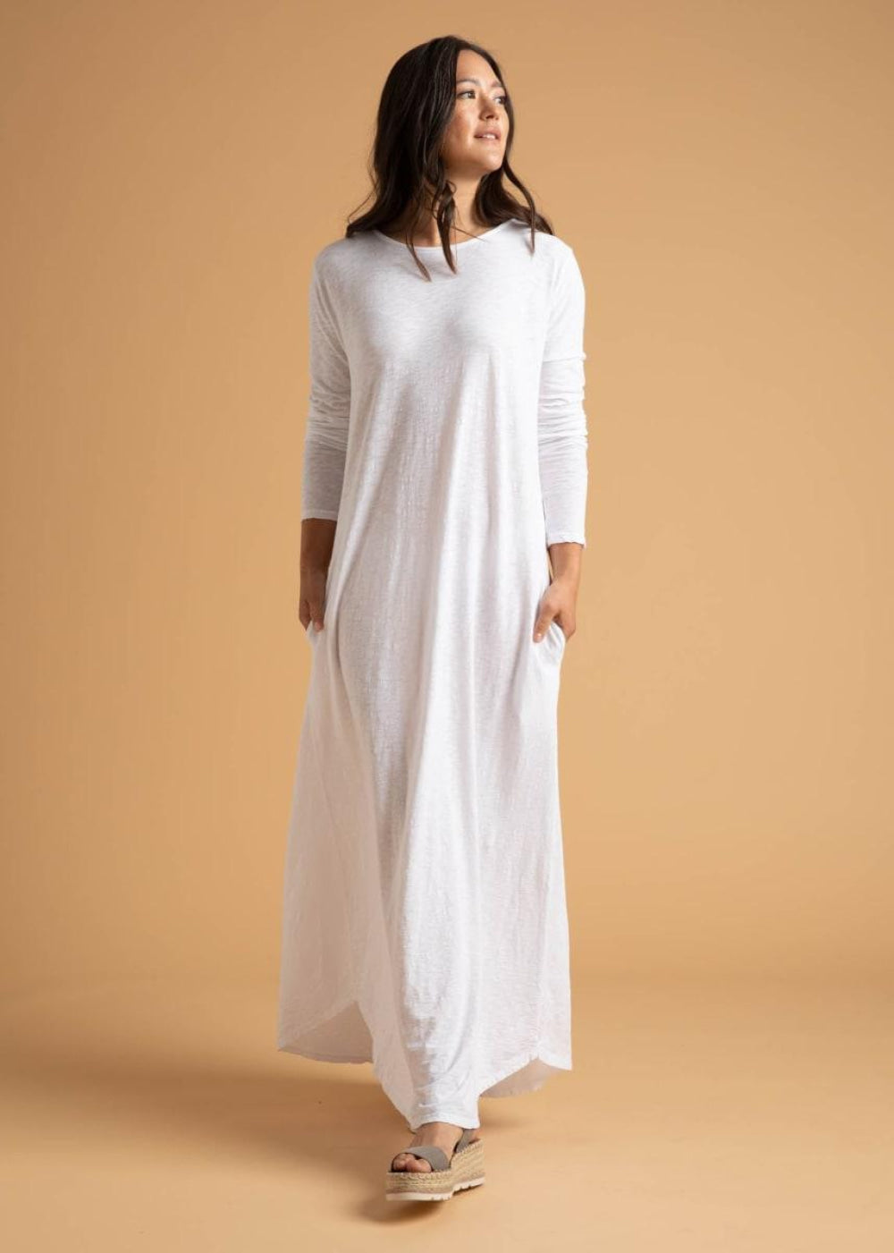 Be Clever Duo Dress - White - Dresses