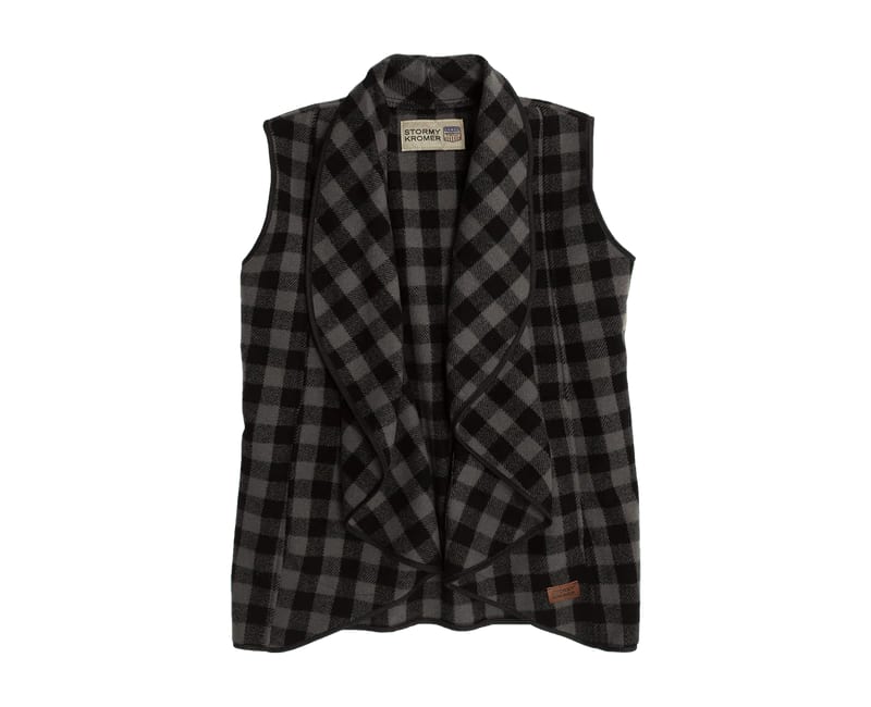 Waterfall Vest - Black/gray Pld
