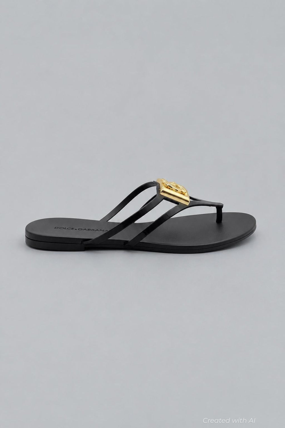 Beachwear Sandals - Black/Gold - US W 9 - Sandals
