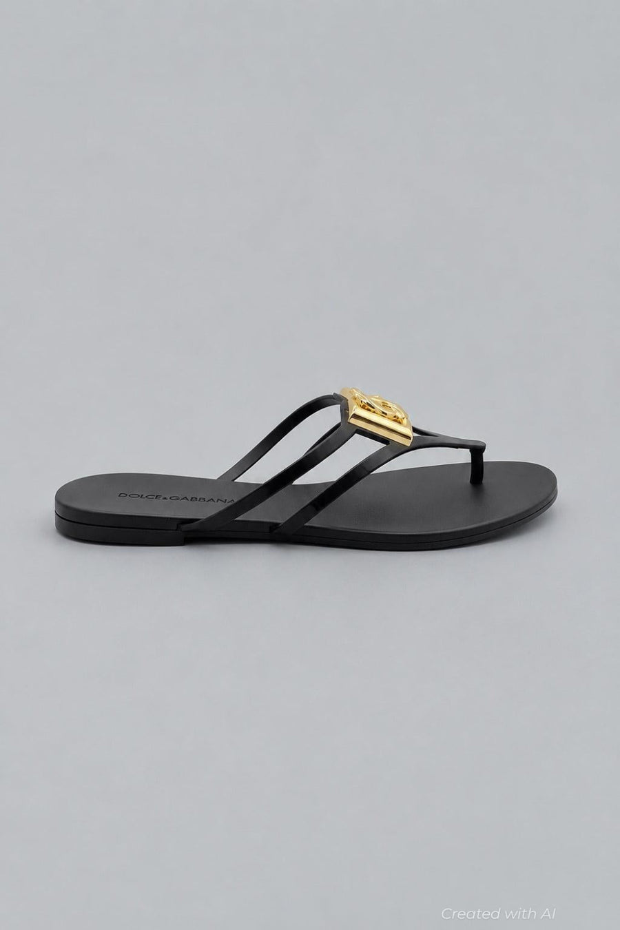 Beachwear Sandals - Black/Gold - US W 9 - Sandals