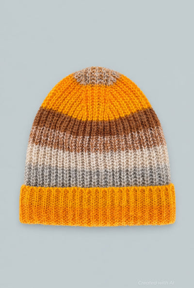 Beanie - Orange Combo - OS - Beanie