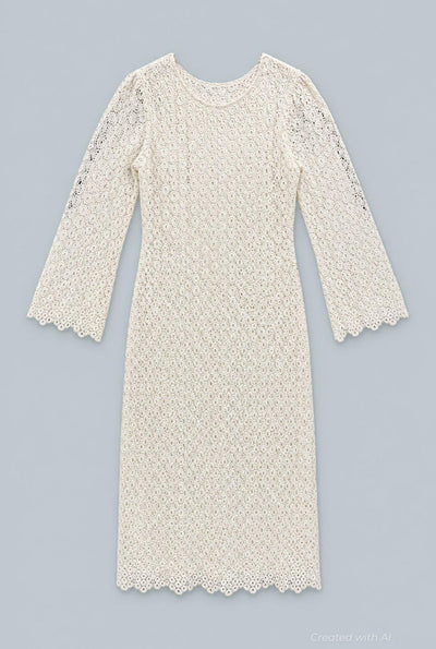 Beatriz Dress - Ecru - S - Dresses