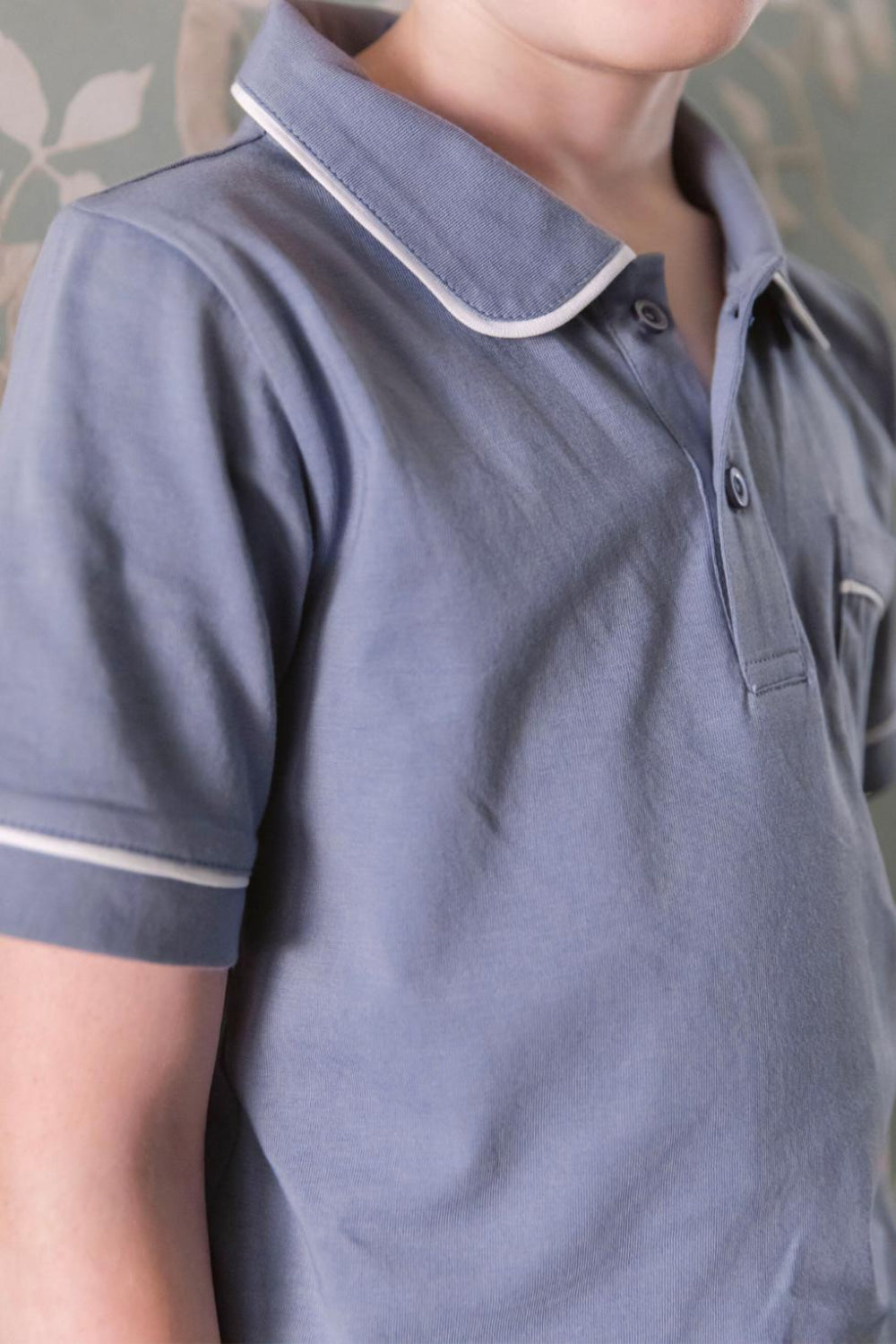 Beau Polo in Flint Blue - Polo
