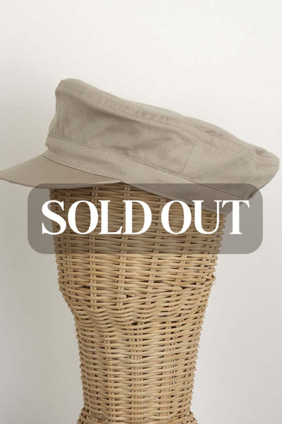 Beige Peak Cap - FINAL SALE - Cap