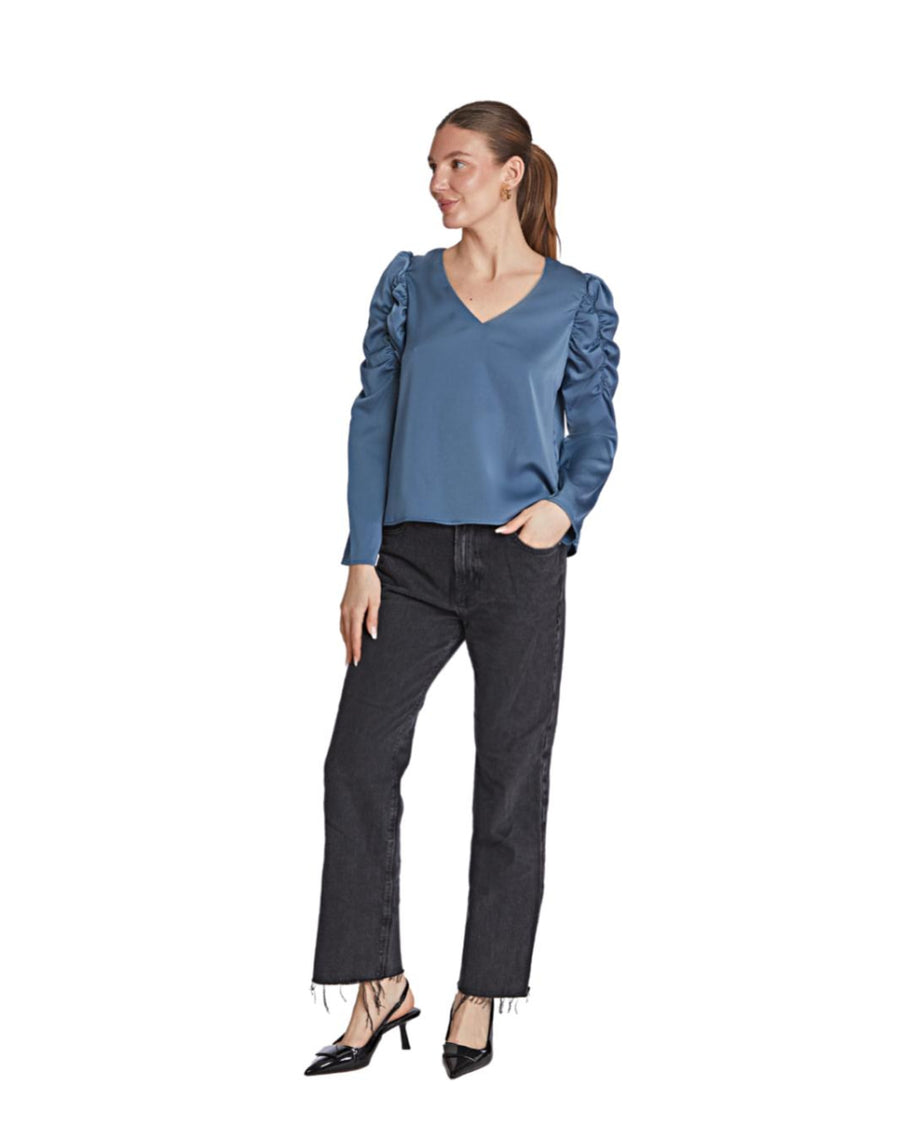 Bella Top - Blue - Blouse