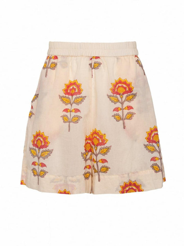 Belle Shorts - Peach Floral - Shorts