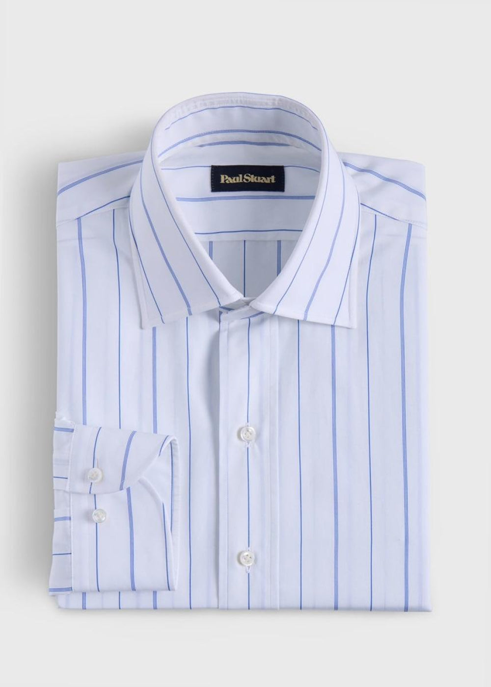 Bengal Stripe Dress Shirt - White - Dress Shirt
