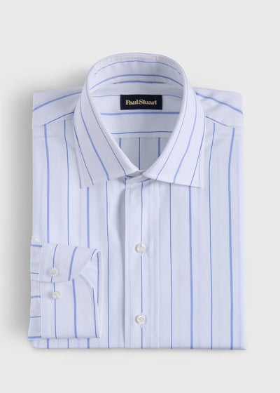 Bengal Stripe Dress Shirt - White - Dress Shirt