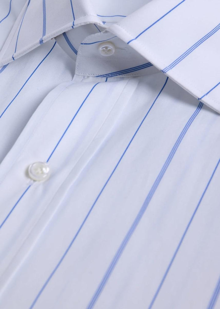 Bengal Stripe Dress Shirt - White - Dress Shirt
