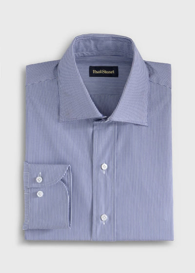 Bengal Stripe Slim Fit Dress Shirt - Blue/White - Dress Shirt