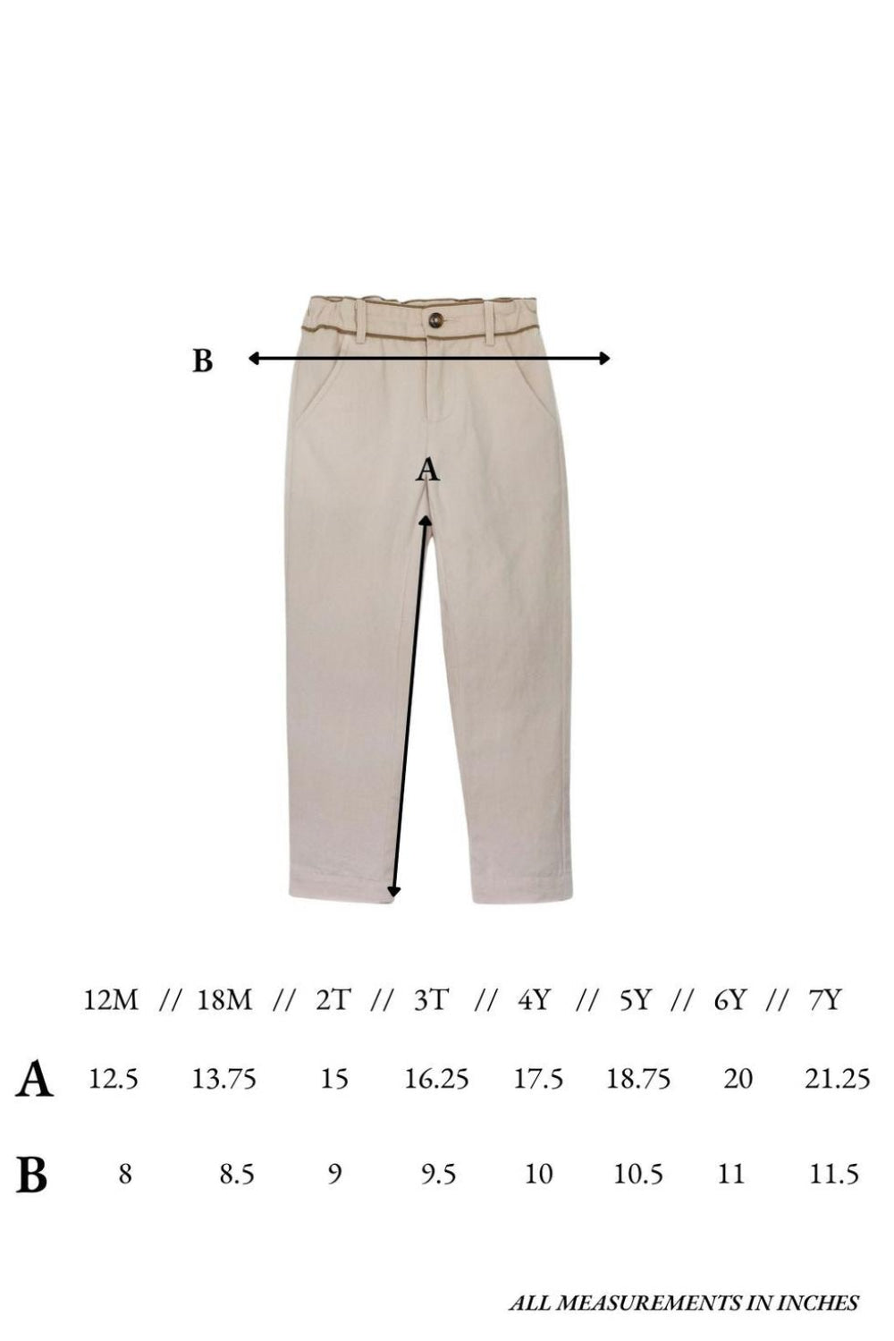 Benjie Pant in Stucco - Pants