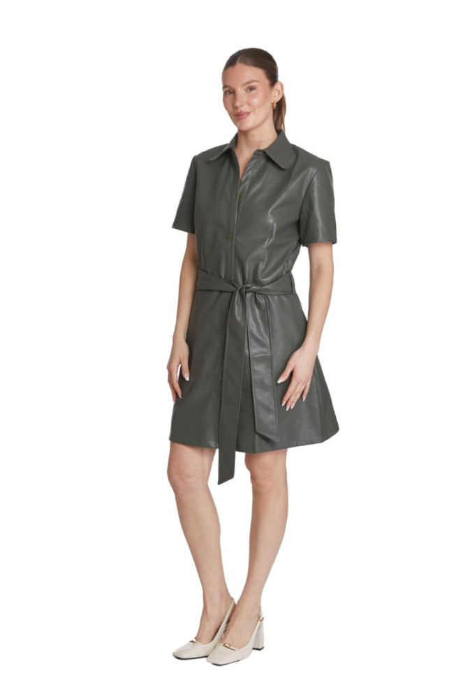 Berk Dress - Moss-green - Dresses
