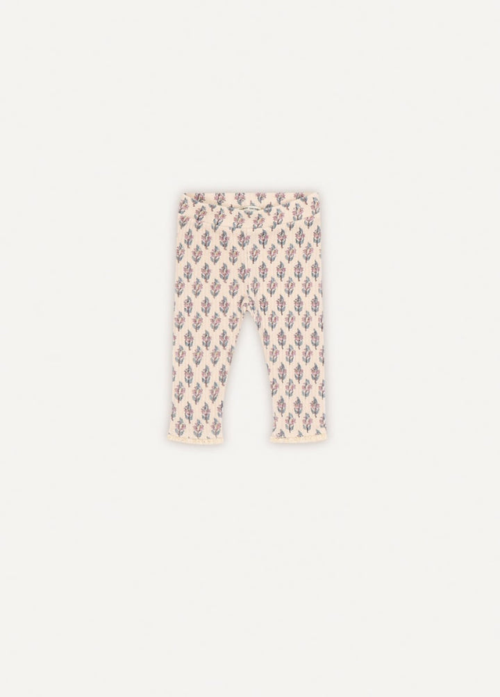 Betsy Baby Lace Legging - Block Print - 6m - Leggings