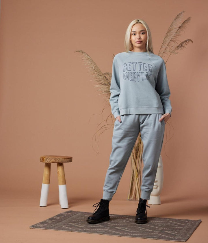 Better Everyday Pullover - Tide Pool - Crewneck Sweatshirt