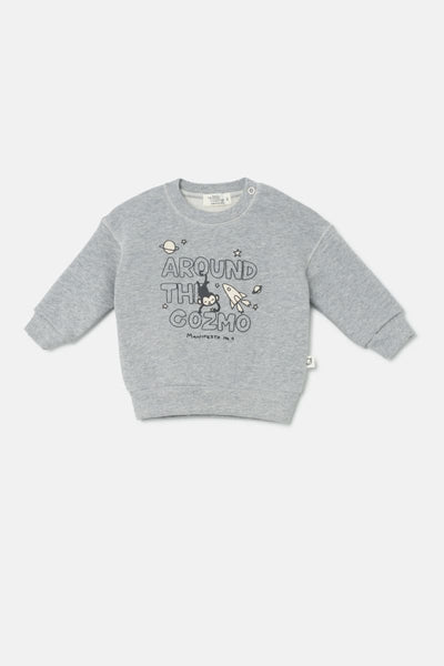 Organic Baby Sweatshirt Monkey - Unique